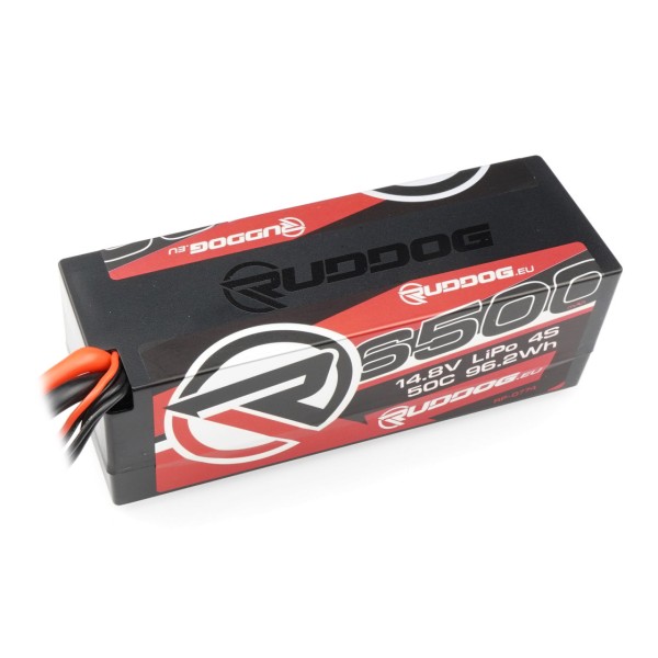 Ruddog Products 0774 - LiPo Stick Pack - 6500mAh - 50C 14.8V - T-Plug