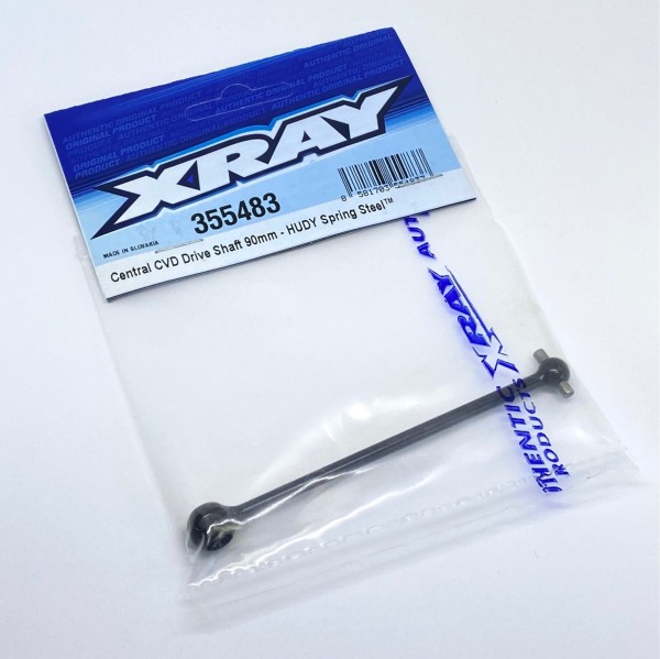 XRAY 355483 - XT8E 2022 - Central CVD Drive Shaft 90mm - HUDY Spring Steel
