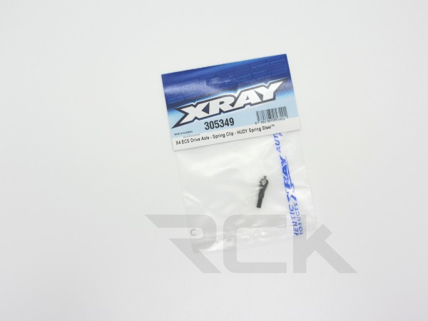 XRAY 305349 - X4 2023 - Spring Steel - ESC Drive Axle - Spring Clip (1 pc)