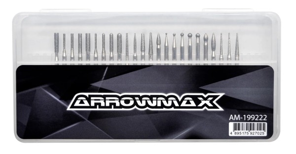 Arrowmax 199222 - SGS PRO / MINI - Gravier Werkzeug Bits (24 Stück)