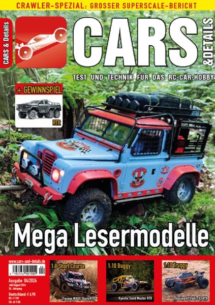 CARS & DETAILS 2024-04 - RC-Car Magazin - Kyosho Sand Master - FG Porsche GT2 Brushless