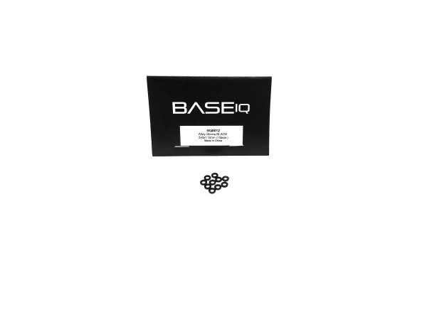 BASEIQ BQ0012 - Alloy Shims - 3x6x1.0mm - BLACK (10 pcs)