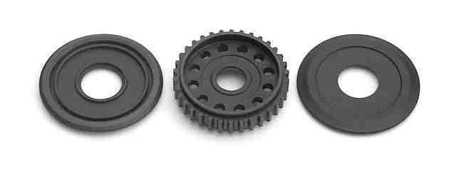 XRAY 305050 - DIFF PULLEY 34T WITH LABYRINTH DUST COVERS