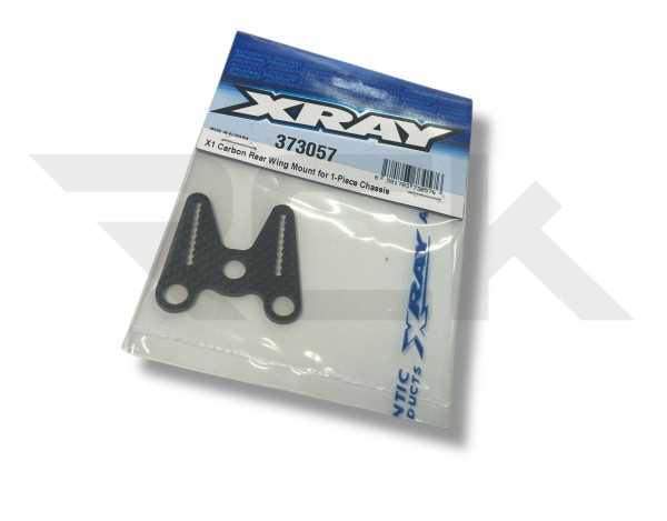 XRAY 373057 - X1 2025 - Carbon Flügel Halter für einteiliges Chassis