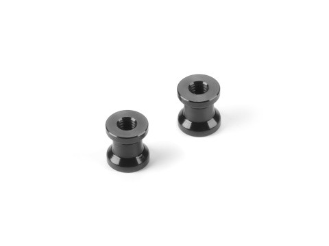 XRAY 376380 - X12 2025 - Alu Mount 6.0mm with M2.5 Thread - Black (2 pcs)