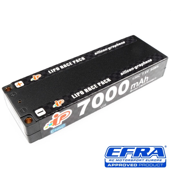 Intellect IP-CM2S7000MC3 - Stick - 7.6V - 7000mAh - 130C - 2S HV LiPo Hardcase Graphene Akku