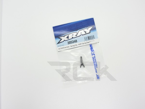 XRAY 305348 - X4 2023 - Spring Steel - CVD Drive Axle - Spring Clip (1 pc)