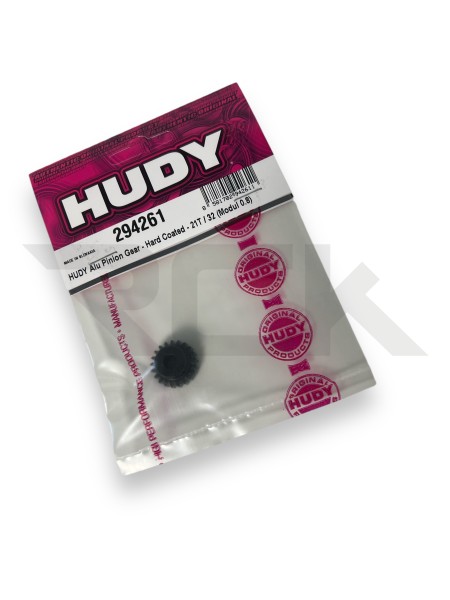 HUDY 294261 - Alu Pinion - 32dp / M0.8 - 21T