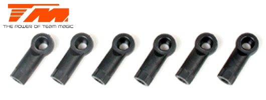 Team Magic 503140 - E4 FWD - Composite Ball Joints (6 pcs)