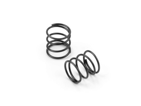 XRAY 372190 - X12 2025 - Front Coil Spring for 4mm Pin - C=1.1 - Black (2 pcs)