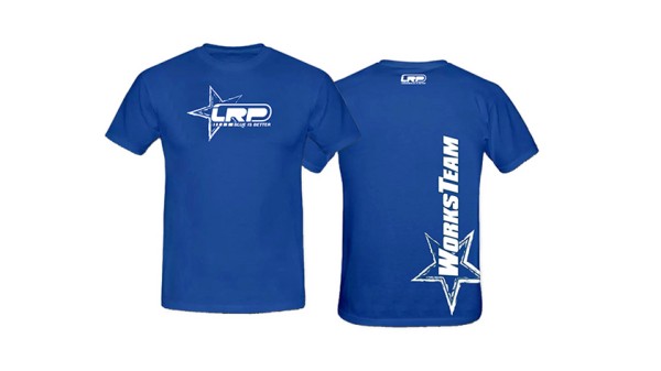 LRP 63804 - Team T-Shirt - STAR - WorksTeam - BLUE - Size S