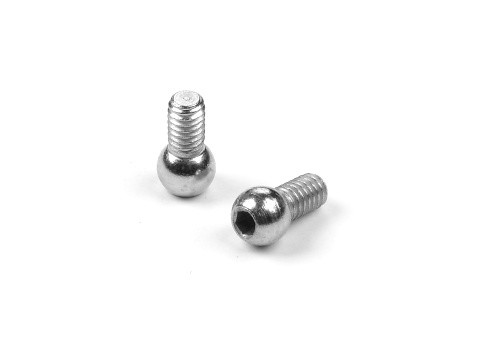 XRAY 302433 - X4 2024 - Steel Ball End 3.8mm with 4mm Thread (2 pcs)