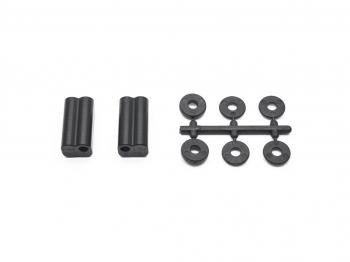 Serpent 601315 - SRX8 GT - Inserts for Upright Alu - 1° - V2 (L+R)