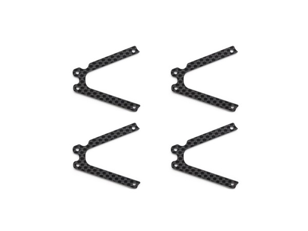 Serpent 402030 - X20 2023 - Wishbone Stiffener Carbon - S (4 pcs)