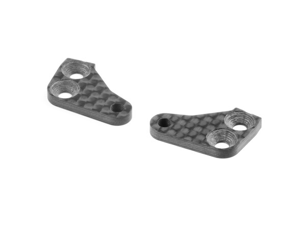 XRAY 362270 - XB4 2022 - Carbon Verlängerung für Alu Lenkhebel - 2.5mm - 1 Slot (1+1 Stk)