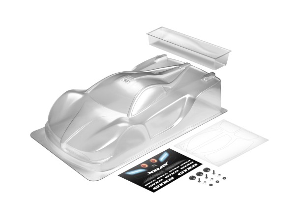XRAY 359731 - GT 1/8 Onroad Body - with wing - Aero