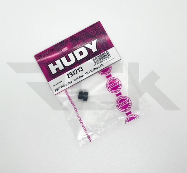 HUDY 294213 - Pinion Gear - Hard Steel - 13T / 32dp (Modul 0.8)