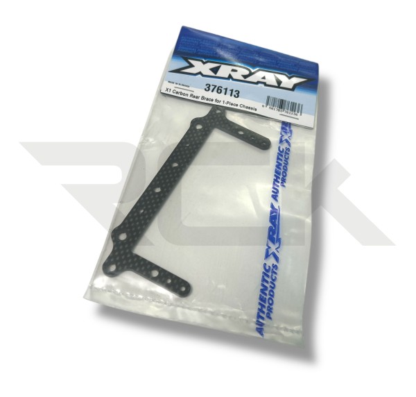 XRAY 376113 - X1 2025 - Carbon Heck Strebe für einteiliges Chassis