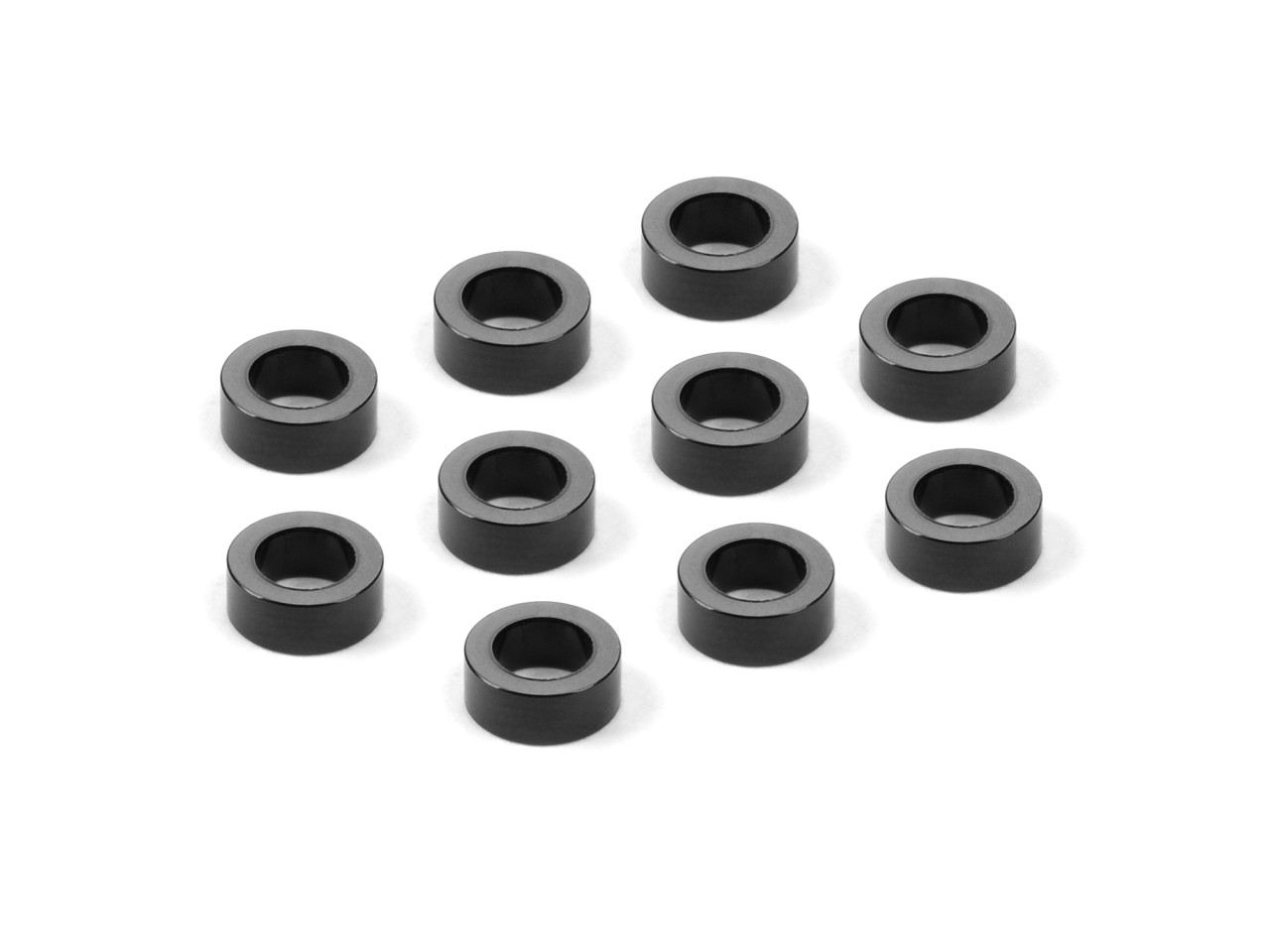 XRAY 303140-K - X4 - Alu Shims - 3x5x2.0mm - SCHWARZ (10 Stück)