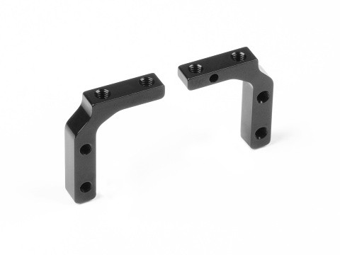 XRAY 336131 - NT1 - Alu Steering Servo Mount - Black (2 pcs)