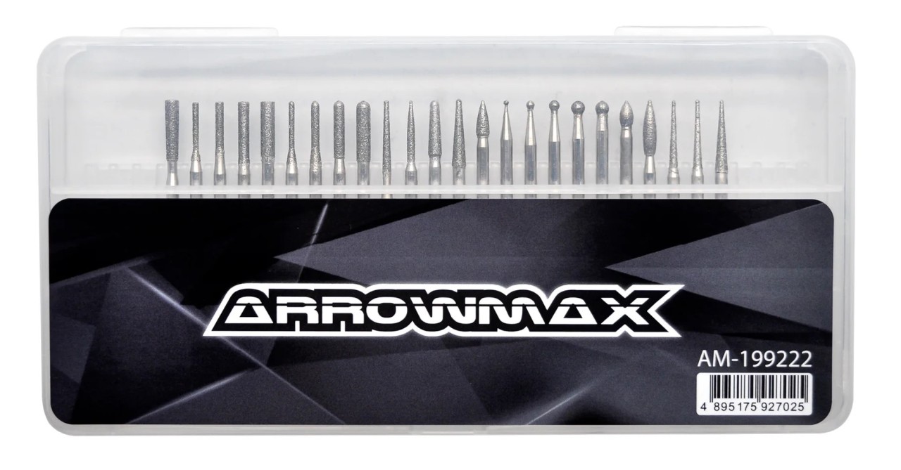 Arrowmax 199222 - SGS PRO / MINI - Engraving Bits (24 pcs)