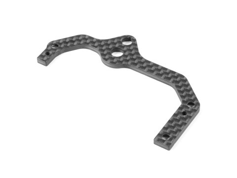 XRAY 371169 - X1 2025 - Carbon Rear Pod Lower Plate for 1-piece Chassis - Rear