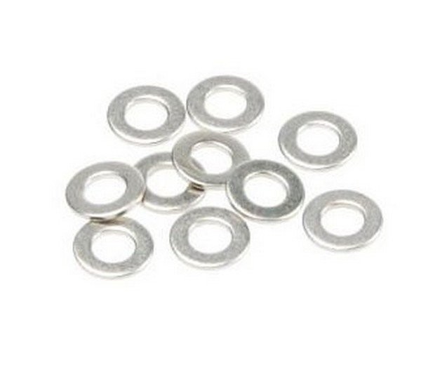 Durango TD709009 - Shock Piston Washer: Chrome 2.5mm ID (10 pcs)