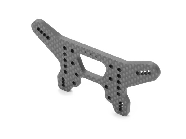 XRAY 363088 - XB4 2025 - Carbon Dämpferbrücke - für HS Bulkhead 3-Punkt - Heck