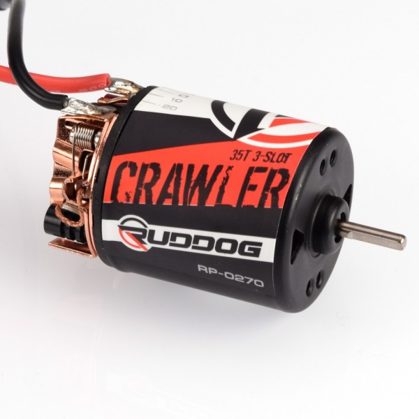 Ruddog Products 0270 - Crawler 35T 3-Slot Brushed Motor