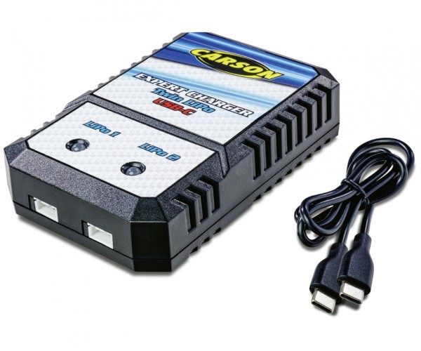 Carson 606097 - Expert Charger - Twin LiPo - 2A Charger