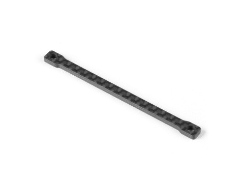 XRAY 373055 - X12 2025 - Carbon Rear Bulkhead Brace for 1-Piece Chassis - 2.2mm