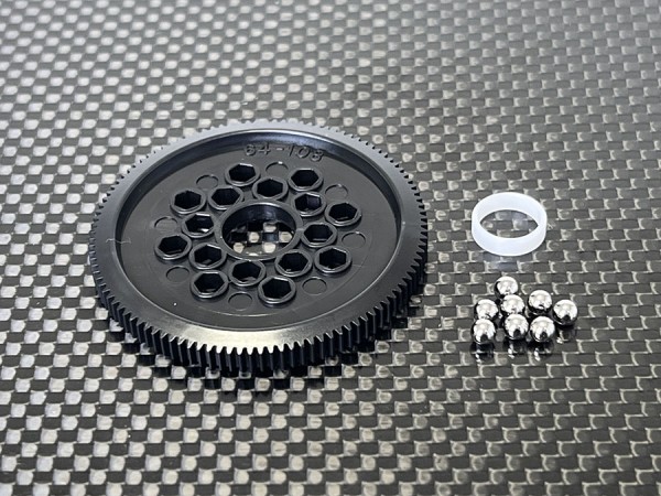 Kawada FOC14 - Spur Gear Set - 64pitch - for Tamiya Group C Chassis