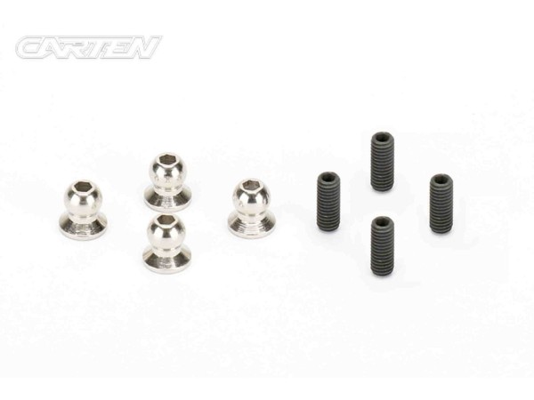 CARTEN NHA444 - T410 - Anti Roll Bar Ball Heads - 4.8x6mm (4 pcs)