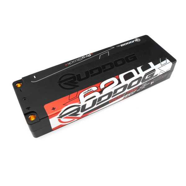 Ruddog Products 0797 - Racing LiPo - LCG Stick - 6200mAh - 150C/75C 7.4V - ProStock