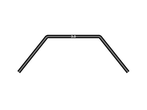 XRAY 343479 - RX8 2023 - Anti-Roll Bar Rear 3.0mm