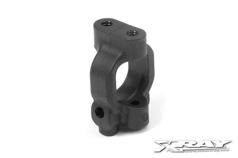 XRAY 362210-G - XB4 Composite C-Hub 9° Nachlauf - rechts - Graphite