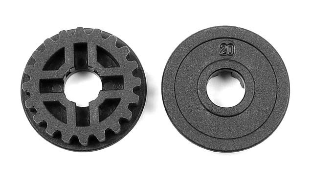 XRAY 305575 - FIXED PULLEY 20T (2)