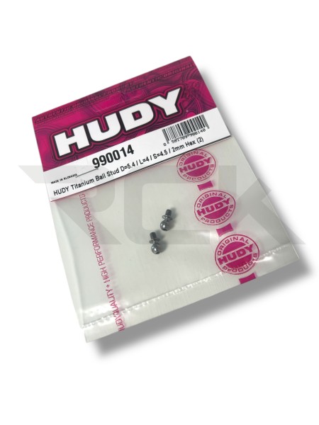 HUDY 990014 - Titan Kugelköpfe - 5.4mm - M3x4mm (2 Stück)