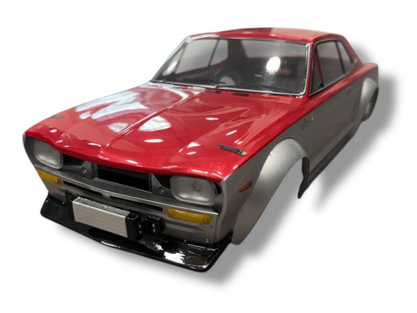 GEBRAUCHT: ABC - Nissan Skyline HT2000 GT-R - 1:10 190mm Karosserie - fertig lackiert