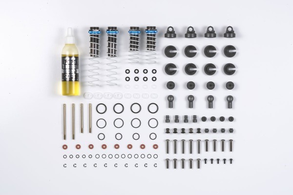 Tamiya 54028 - DF-03 / TT-02B - Tuning Alu TRF Öldruckstoßdämpfer - Aeration Oil Filled (4 Stück)