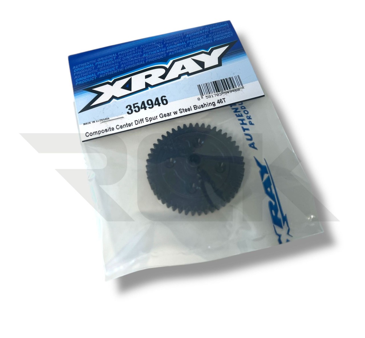 XRAY 354946 - XB8E 2025 - Composite Center Diff Spur Gear with Steel Bushing - 46 Teeth