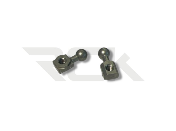 Tamiya 9803489 - TRF 421 - Alu Kugelköpfe für Stabilisator - 5mm (2 Stück)