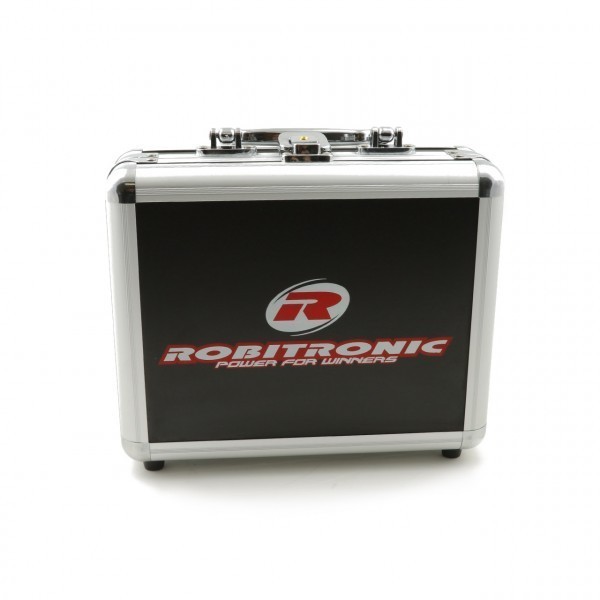 Robitronic R14024 - Battery Suitcase for 5 Batteries - Small - Alu