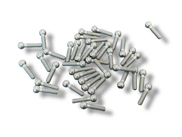 Tamiya TRF Stabi Kugelköpfe - 5x10mm - M3 Gewinde - beschichtet (40 Stück)