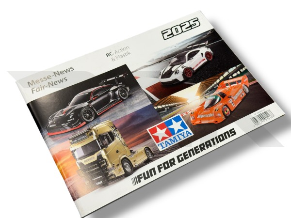 Tamiya Carson 990143 - Messe-News - RC-Action & Plastik - Katalog 2025 - 76 Seiten - DEUTSCH + EN