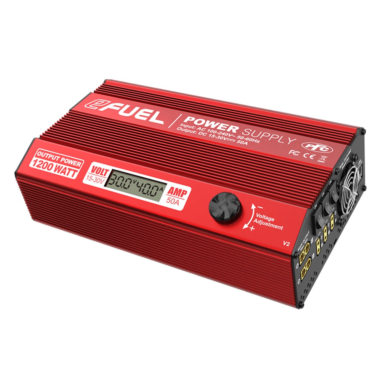 SkyRC 200015 - Netzteil "eFuel" 1200W 50A 15 - 30 Volt - einstellbar - LCD Anzeige V2