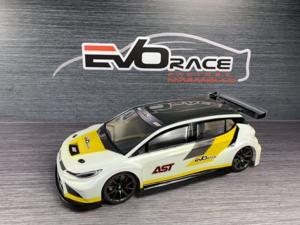 EvoRace Factory - AST - Body Set - FWD - 190mm - for 1/10 touring car