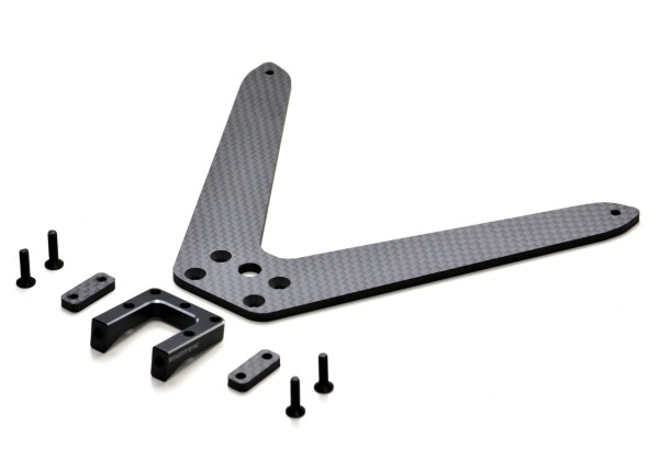 Exotek 2066 - Losi 22S Pro - Alloy / Carbon Body Mount Set