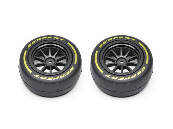 Serpent 302059 - F190 - Wheel tyre set - Front - M (2 pcs)