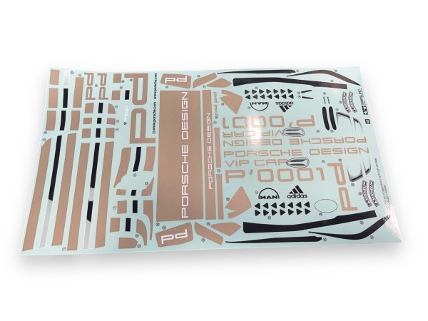 Tamiya 1420945 - Porsche 911 GT3 997 - Decal Sheet - Porsche Design